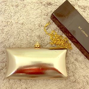 SALE ⚡️St. John Gold Knot Clutch